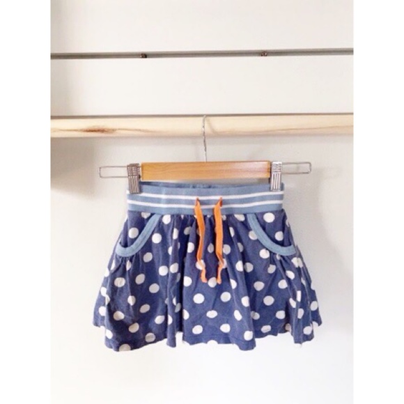 Mini Boden Other - Mini Bowden Skirt Skort Polkadot Drawstring